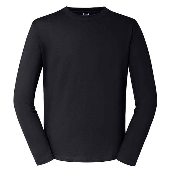 Russell Unisex Adult Classic Long-Sleeved T-Shirt (Black) - Image 1