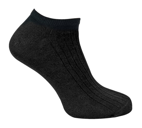 Calcetines Tobilleros 100% Algodón Hombre | Sock Snob | Transpirables No Show Soft Invisible Trainer Socks - Negro - Image 2