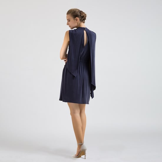 Drape Cupro Jersey Dress - Image 2