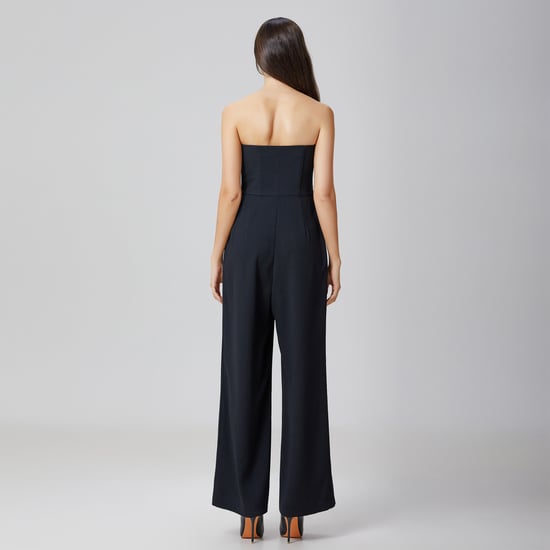 Minimalist bustier jumpsuit