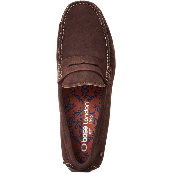 Base London Collins Leather Men's Dark Brown Loafers - Image 4