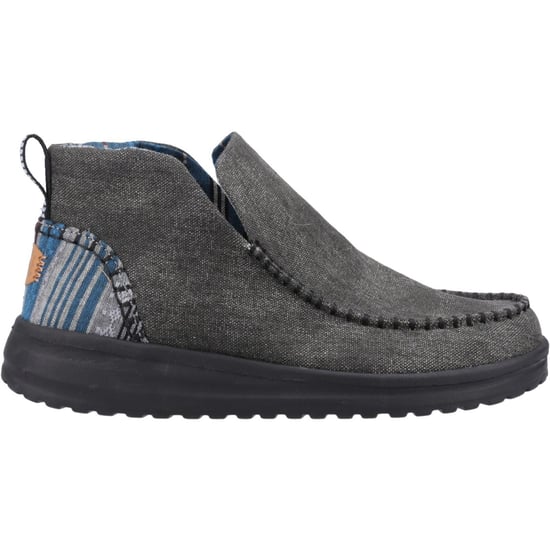 HEYDUDE Denny Cotton Women's Black Boots - Image 5