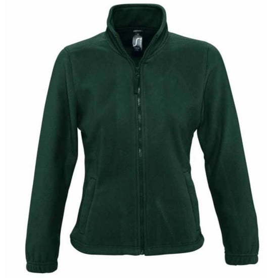 SOLS Womens/Ladies North Full Zip Fleece Jacket (Forest Green) - Image 1