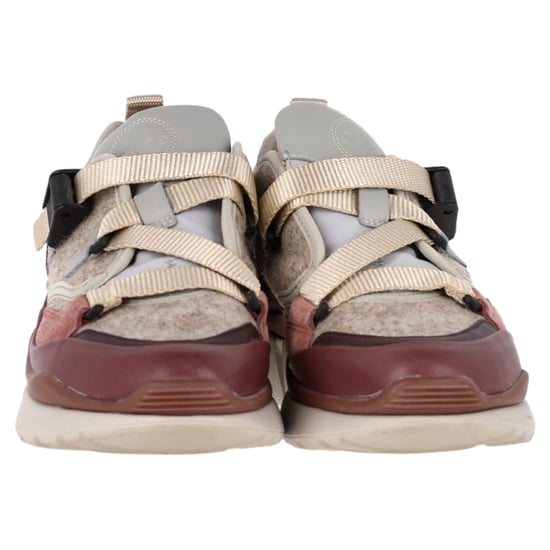 Chloé Sonnie Low Top Sneakers in Multicolor Suede - Image 4