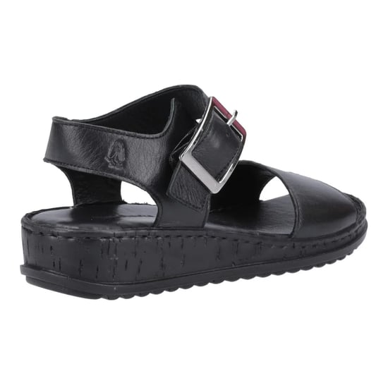 Hush Puppies Womens/Ladies Ellie Leather Wedge Sandals (Black) - Image 2