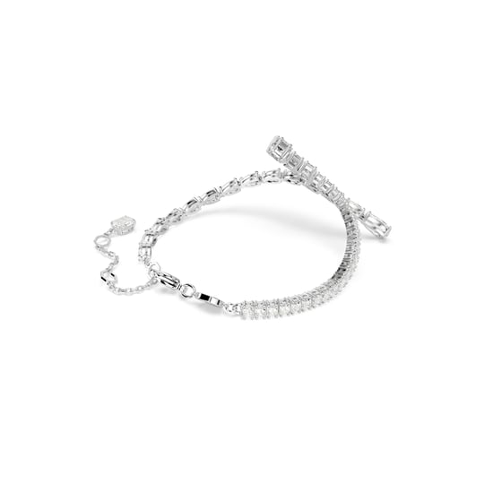 Swarovski 'Matrix' Women's Base Metal Bracelet - Silver 5693154 - Image 4
