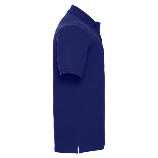 Russell Mens Classic Cotton Pique Polo Shirt (Bright Royal Blue) - Image 3