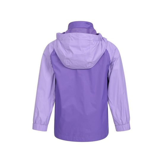Mountain Warehouse Childrens/Kids Torrent II Waterproof Jacket (Lilac) - Image 2