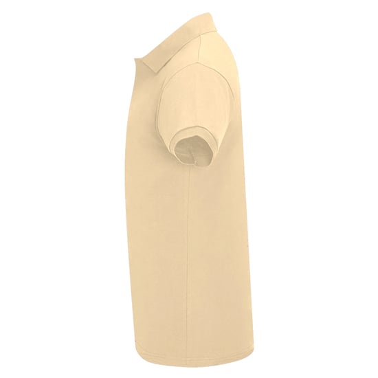 SOLS Mens Perfect Pique Short Sleeve Polo Shirt (Sand) - Image 4