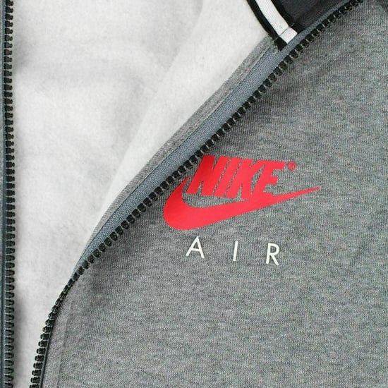 Conjunto completo de chándal de forro polar para hombre Nike Air gris - Image 3