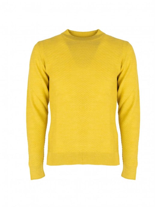 Xagon Man Pullover C-Neck Men's Yellow