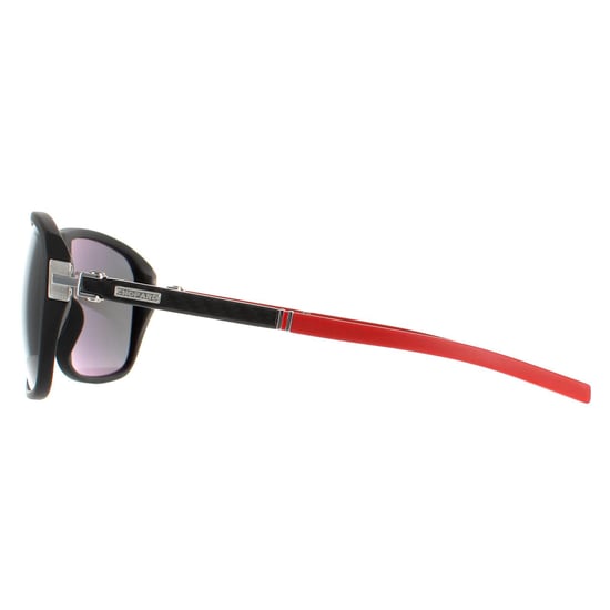 Chopard Rectangle Mens Matte Sandblasted Black Smoke Polarized  SCH292