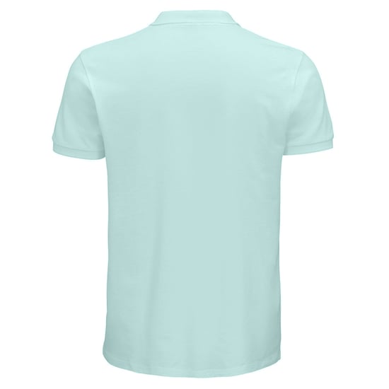 SOLS Mens Planet Pique Organic Polo Shirt (Arctic Blue) - Image 2