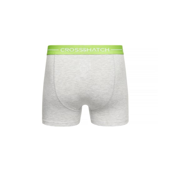 Crosshatch Mens Astral Boxer Shorts (Pack of 12) (Grey Marl) - Image 2