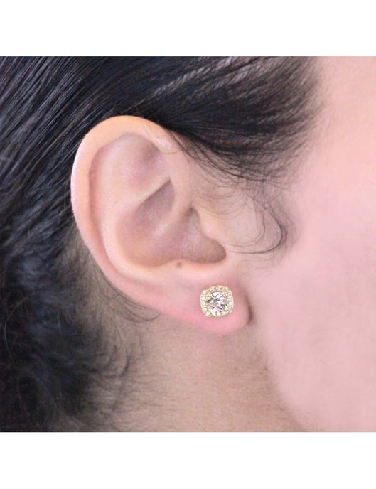 Pendientes Cushy - Oro y Cristal - Image 2