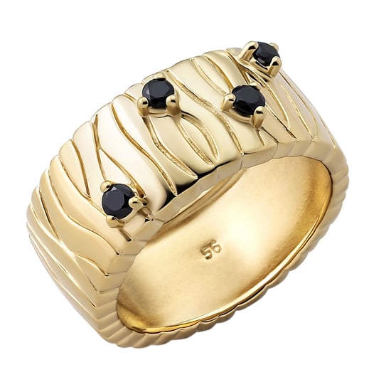 Orphelia Women's 925 Sterling Silver Ring - Gold ZR-7504/G - Image 3