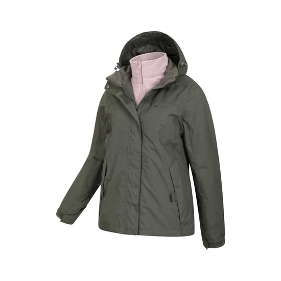 Mountain Warehouse Womens/Ladies Storm 3 in 1 Waterproof Jacket (Green)