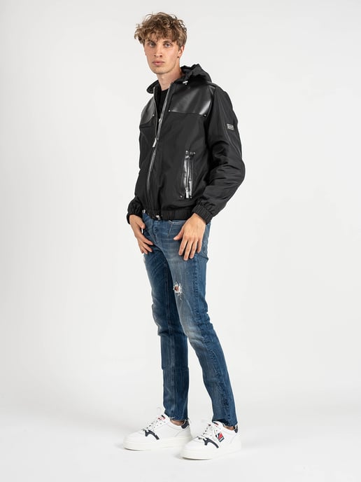 Les Hommes Chaqueta Windbreaker del hombre negro - Image 6