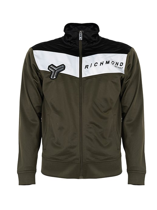 Richmond Sport Sudadera del hombre negro, Blanco, verde - Image 1