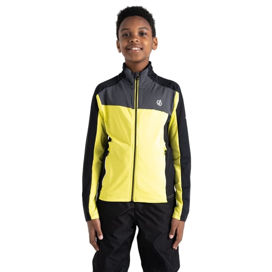 Dare 2B Childrens/Kids Emergent Core Stretch Midlayer (Yellow Plum/Black)