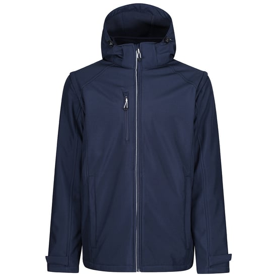 Regatta Mens Erasmus 4 In 1 Soft Shell Jacket (Navy)