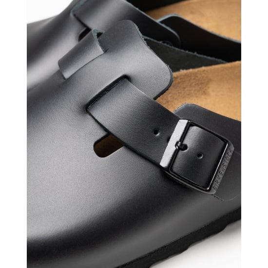 Birkenstock Boston Natural Leather Unisex Clogs - Image 2