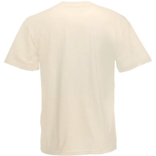 Fruit Of The Loom Mens Valueweight Short Sleeve T-Shirt (Natural)