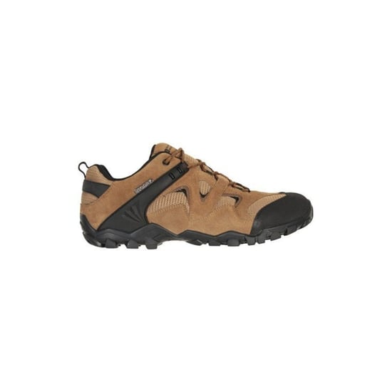 Mountain Warehouse Mens Curlews Waterproof Suede Walking Shoes (Dark Beige) - Image 3