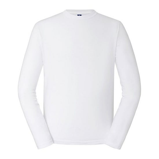Russell Mens Classic Long-Sleeved T-Shirt (White) - Image 1