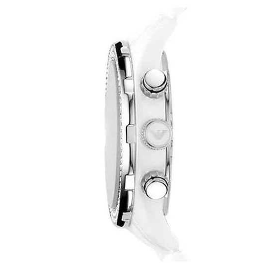 Emporio Armani AR1456 Ceramica Crystal White Ladies Watch