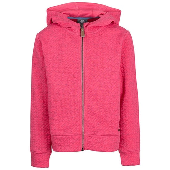 Trespass Childrens/Kids Winnie Marl Hoodie (Pale Pink) - Image 1
