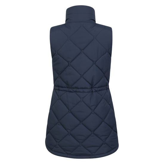 Mountain Warehouse Womens/Ladies Rye Quilted Long Length Gilet (Navy) - Image 2
