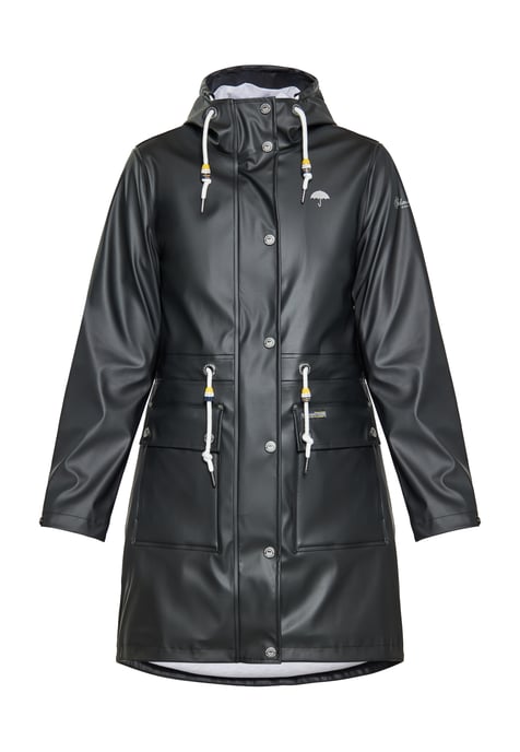 Schmuddelwedda raincoat women black - Image 1