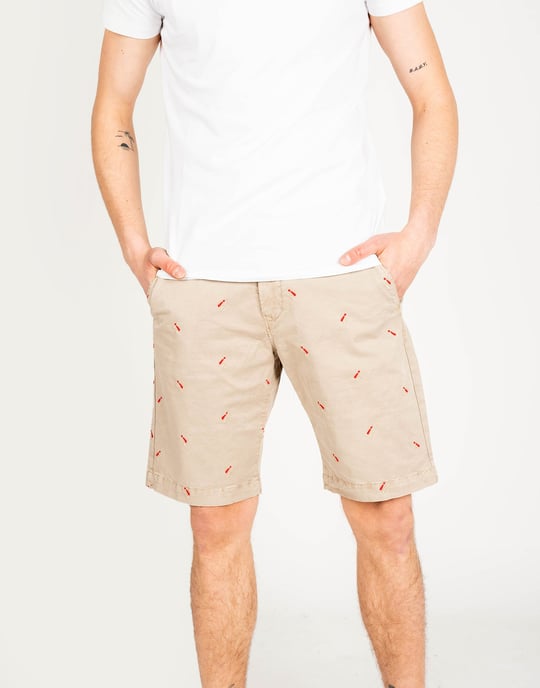 Pepe Jeans Pantalón Corto Miles Short Icon Hombre Beige - Image 3