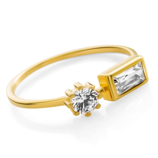 Orphelia 'Madelyn' Women's 925 Sterling Silver Ring - Gold ZR-7583/G - Image 3