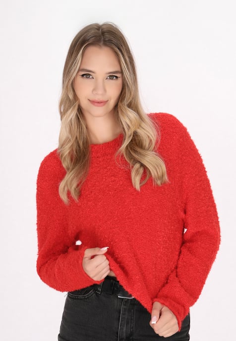 Mymo sweater women red - Image 3