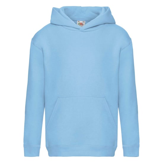 Fruit Of The Loom Kids Unisex Premium 70/30 Hooded Sweatshirt / Hoodie (Sky Blue) - Image 1