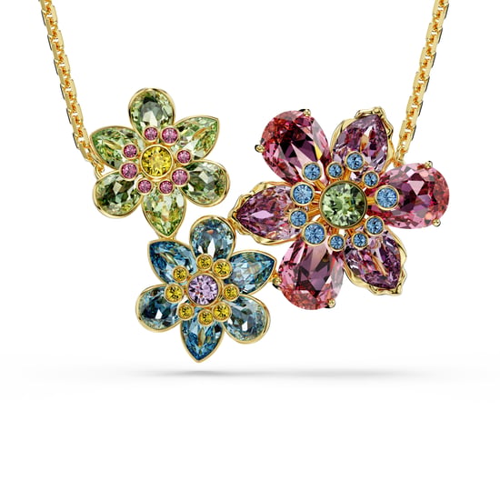 Swarovski 'Idyllia F Florere' Women's Gold Plated Metal Necklace - Gold 5721668 - Image 1