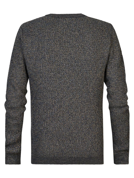 Petrol Industries - Melange Jumper Prince Men - Blue - Image 2