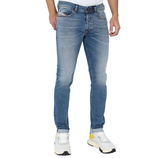 Vaqueros pitillo en azul medio Sleenker-X Denim de Diesel - Image 1