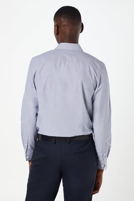 Micro Gingham Check Long Sleeve Shirt