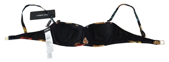 Bikini Top de Mujer con Estampado de Conchas Negras de Dolce & Gabbana - Image 4