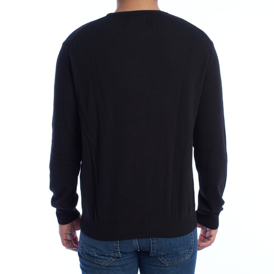 XMS004-YW084 Men's Round Neck Wool Sweater