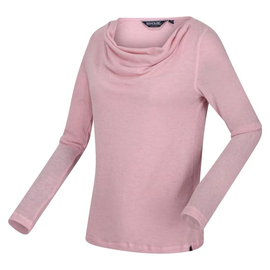 Regatta Womens/Ladies Frayda Long Sleeved T-Shirt (Powder Pink)