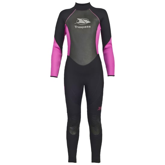 Trespass Womens/Ladies Aquaria Full Length 5mm Wetsuit (Black) - Image 1
