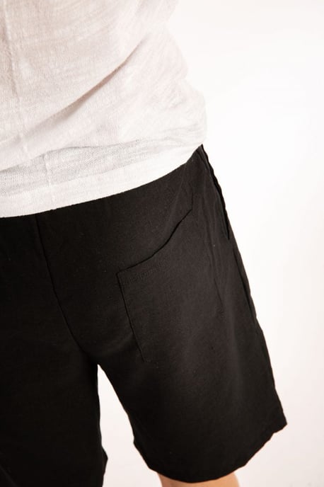 Takeshy Kurosawa Shorts Lino Men's Black