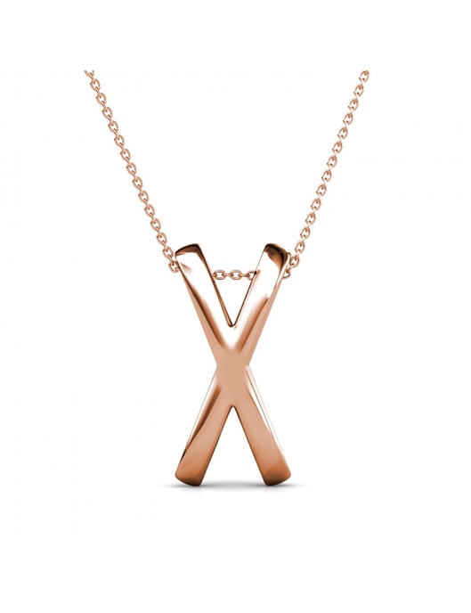 Colgantes X Duo - Oro rosa y cristal - Image 4