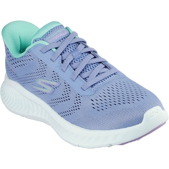 Skechers Go Walk Now Khloe Textile Women's Blue/Green Trainers - Image 1