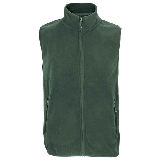 SOLS Unisex Adult Factor Microfleece Recycled Body Warmer (Forest Green) - Image 1