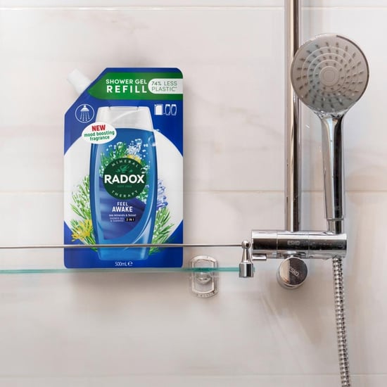 Radox Mineral Therapy 2-in-1 Shower Gel Refill Pouch Feel Awake 500ml, 5 Pack